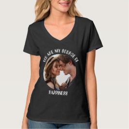 Personalisiert bist du meine Quelle des Glücks Fot T-Shirt