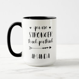 Personalisiert bist du stärker als du denkst tasse