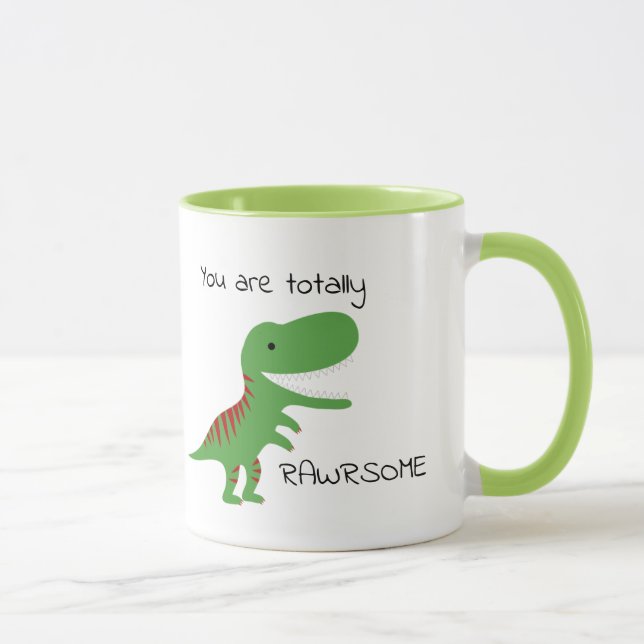 Personalisiert bist du total unverschämt tasse (Rechts)