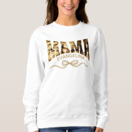 Personalisiert Bitcoin MAMA Coquette Sweatshirt