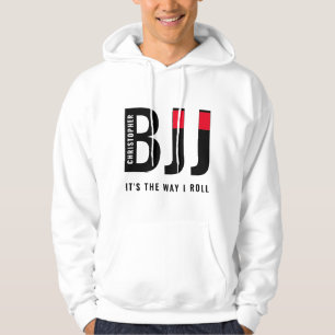 Personalisiert BJJ Brazilian Jiu Jitsu Black Belt Hoodie