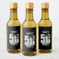 Personalisiert Black 50. Jede Geburtstagsparty Gef