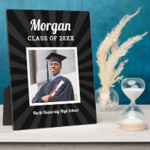 Personalisiert Black Class of 2025 Abschluss Foto
