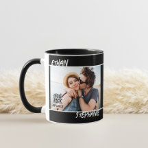 Personalisiert Black Grunge You Rock My World Foto