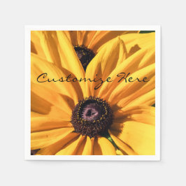 Personalisiert Black Mit Augen Susan Paper Napkin Serviette