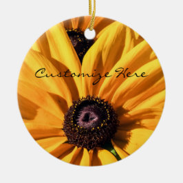 Personalisiert Black Mit Augen Susan Weihnachts-Or Keramikornament