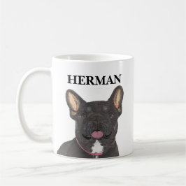 Personalisiert Black und Tan Frenchie French Bulld Kaffeetasse