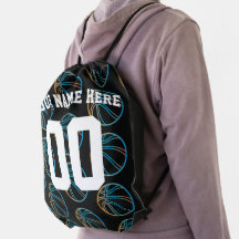 Personalisiert-Blaue Basketballsportarten