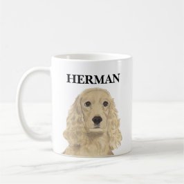 Personalisiert Blonde Tan Golden Cocker Spaniel Kaffeetasse