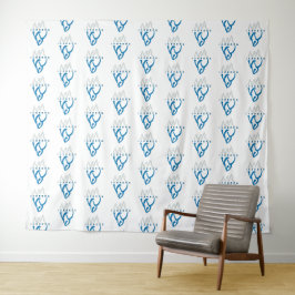 Personalisiert Blue Abstrakt Iceberg Inspiration Wandteppich