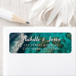 Personalisiert Blue Green Ocean Summer Beach Waves