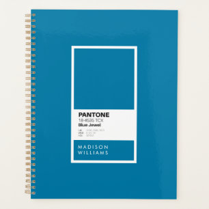 Personalisiert Blue Jewel Notebook Individuelle Planer