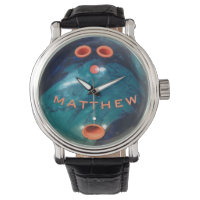 Personalisiert Blue Orange Bowling Ball