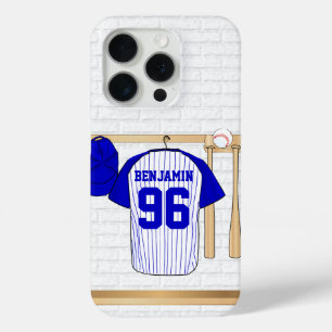 Personalisiert Blue und White Baseball Jersey title_seo2