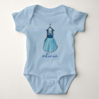 Personalisiert Blue Vintag Prom Party Kleidung Mod