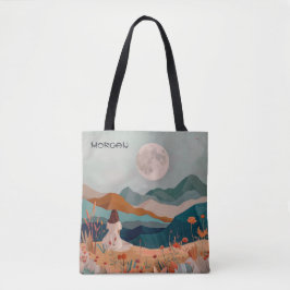 Personalisiert Boho Moonlit Tote Bag - Individuell Tasche