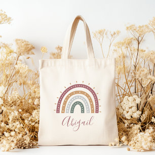Personalisiert Boho Mutes Earth Tones Tragetasche