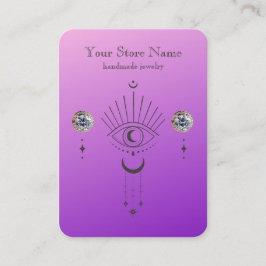 Personalisiert Boho Mystical Juwelier Visitenkarte