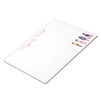 Personalisiert Boho Notepad Notizblock