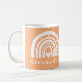 Personalisiert Boho Rainbow Kaffeetasse