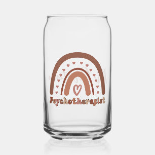 Personalisiert Boho Rainbow Psychotherapeut Dosenglas