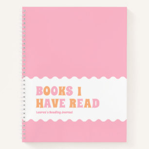 Personalisiert Book Lovers Reading Journal Notizbuch