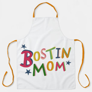 Personalisiert Bostin Mum Black Country Schürze