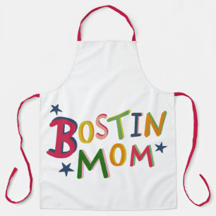 Personalisiert Bostin Mum Black Country Schürze