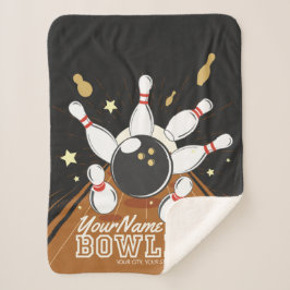 Personalisiert Bowler Strike Bowling Lanes Ball Bu Sherpadecke