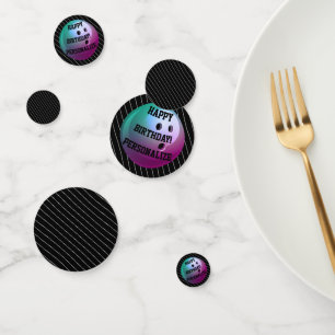 Personalisiert Bowling Ball Happy Birthday Confett Konfetti