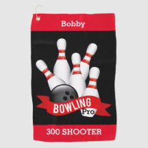 Personalisiert Bowling Pro Bowling Handtuch