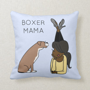 Personalisiert Boxer Mama Throw Kissen
