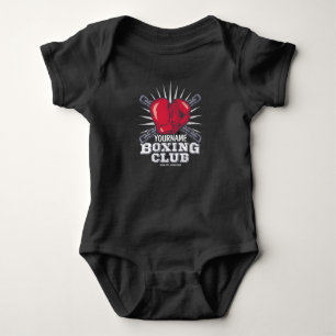 Personalisiert Boxgloves Fighter Champion Boxer Baby Strampler