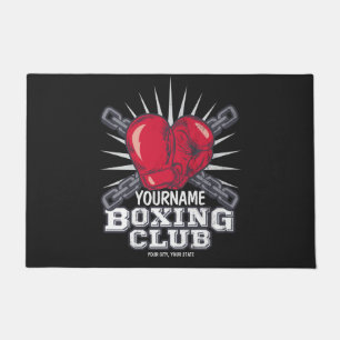 Personalisiert Boxgloves Fighter Champion Boxer Fußmatte
