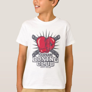 Personalisiert Boxgloves Fighter Champion Boxer T-Shirt