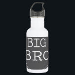 Personalisiert Boys Big Brother Trinkflasche<br><div class="desc">Großer Bruder zu Shirts,  und mehr. Fügen Sie Ihren Namen hinzu,  um ihn anzupassen!</div>