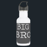 Personalisiert Boys Big Brother Trinkflasche<br><div class="desc">Großer Bruder zu Shirts,  und mehr. Fügen Sie Ihren Namen hinzu,  um ihn anzupassen!</div>