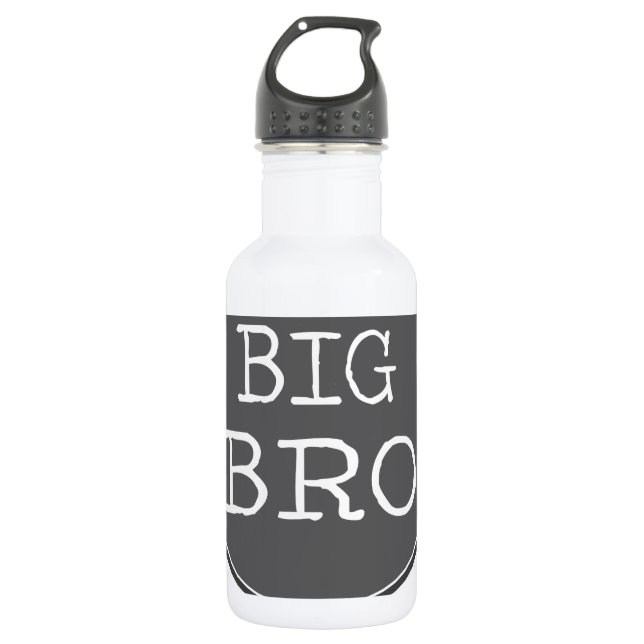 Personalisiert Boys Big Brother Trinkflasche (Vorderseite)