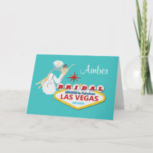 Personalisiert BRAUTPARTY Las Vegas Card Einladung