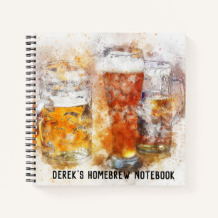 Personalisiert Brewers-Homebrew-Notebook Notizbuch