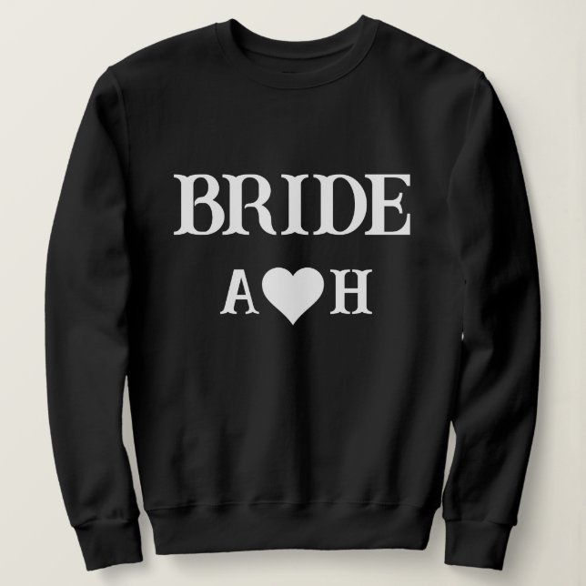Personalisiert Bride 2023 Sweatshirt (Design vorne)
