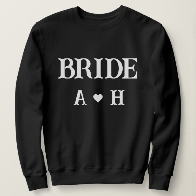 Personalisiert Bride est 2025 Sweatshirt (Design vorne)