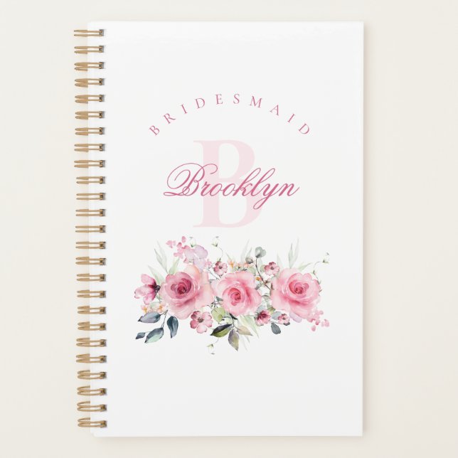 Personalisiert Bridesmaid Bachelorette Planer (Vorderseite)