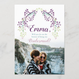 [Personalisiert] Bridesmaid Vorschlag Foto Einladu Einladung