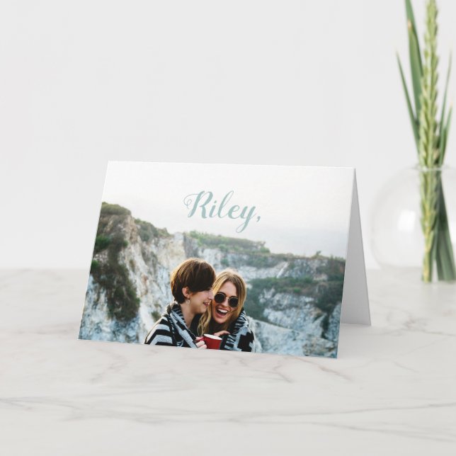 [Personalisiert] Bridesmaid Vorschlag Foto Einladu Karte (Vorderseite)