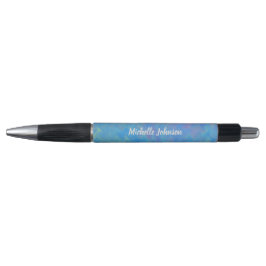 Personalisiert Bright Blue Marble Art Kugelschreiber