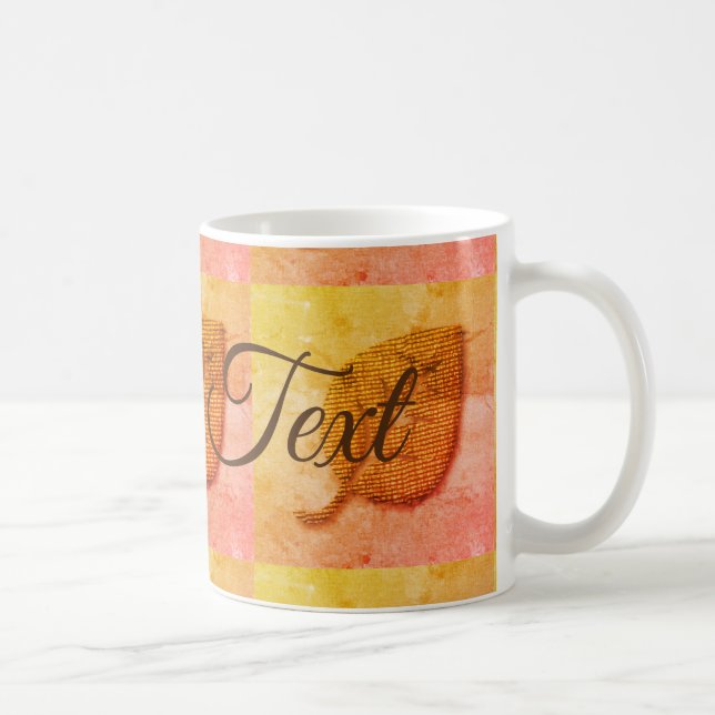 Personalisiert Bright Patchwork Gemusterte Tasse (Rechts)
