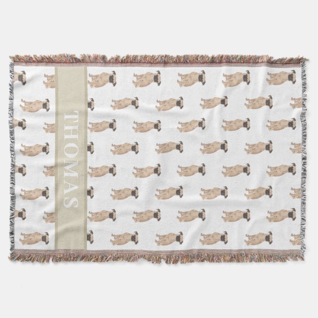 Personalisiert Brussels Griffon Decke (Vorderseite)