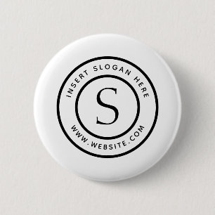 Personalisiert-Business-Monogramm Button