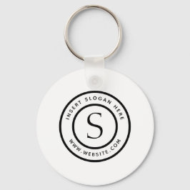 Personalisiert-Business-Monogramm Schlüsselanhänger